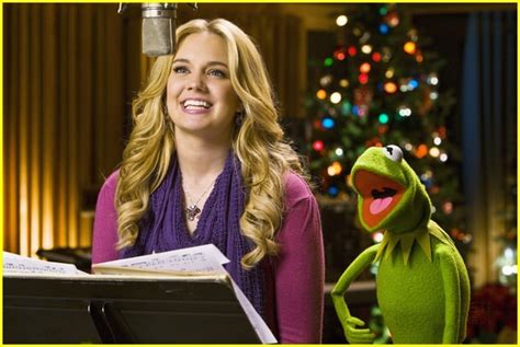 Tiffany Thornton And Kermit The Frog Shoot Music Video