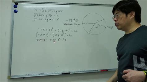 Maths S5 Equation Of Circle 1 Standard Form And General Form 圓方程 標準式和一般