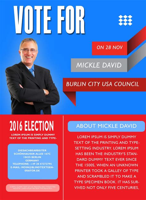 10 Election Campaign Flyer Template Free Designs People Will Love