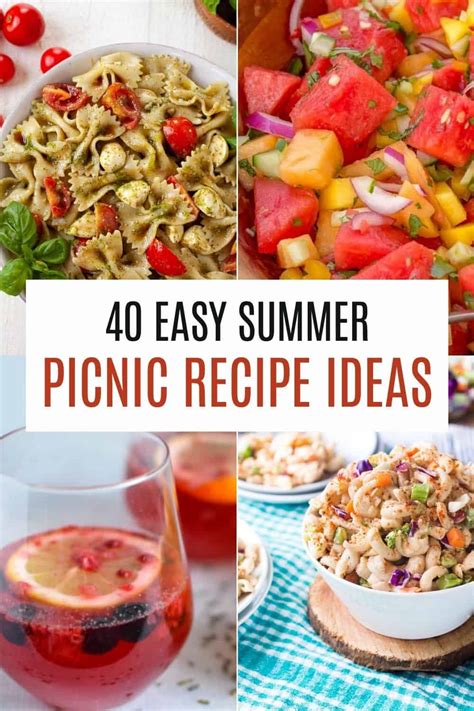 40 Easy Summer Picnic Recipes Kara Lydon