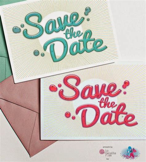 Free Printable Save The Date Cards By Labeletterose Rose