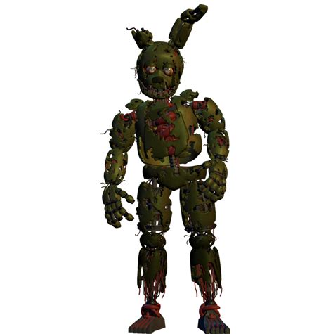 Springtrap Blender 30 Stylized Materials Release By Damocat13 On