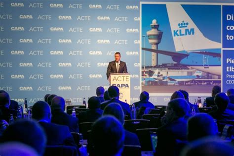 Klm Ceo Pieter Elbers At The Capa Acte Global Aviation Summit