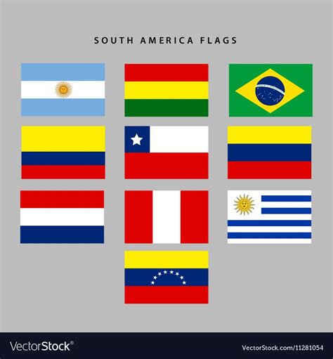 Set Of Flags From South America Download A Free Preview Or High