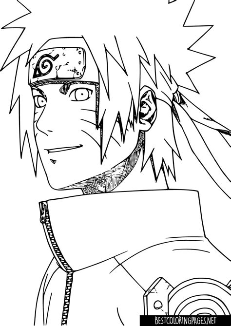 Naruto Coloring Pages Bestcoloringpages Net