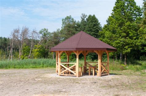 A gazebo can usefully be positioned almost anywhere in a back garden. How To Build Your Own Wooden Gazebo from Scratch