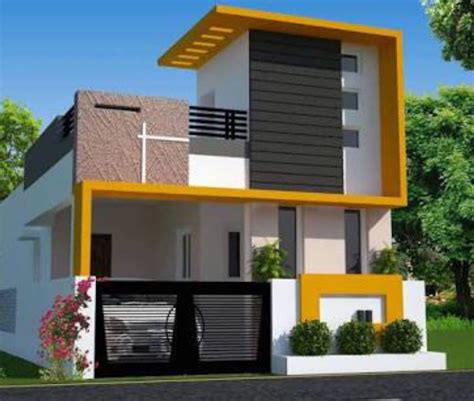 Simple Front Wall Design In Indian House As A Part Of Using Indian