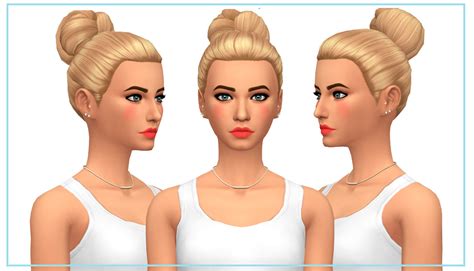 Sims 4 Cc Hair Bun Sims 4 Hairs Simiracle Newsea`s Buns Hair