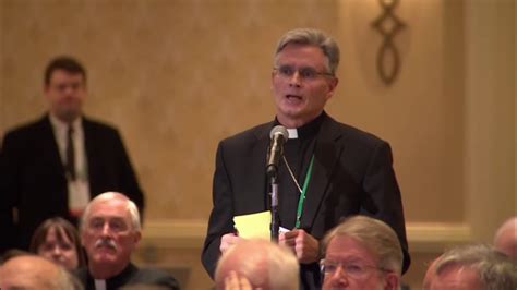 Bishop Thomas Daly Critical Of Cupich Comments Usccb Nov 2018 Youtube