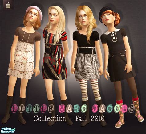 The Sims Resource Little Marc Jacobs Collection For Girls