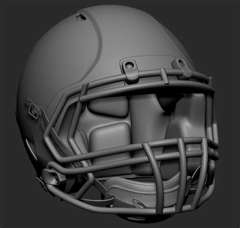Artstation Football Nfl Gear Helmet 3d Printable Zbrush File Resources