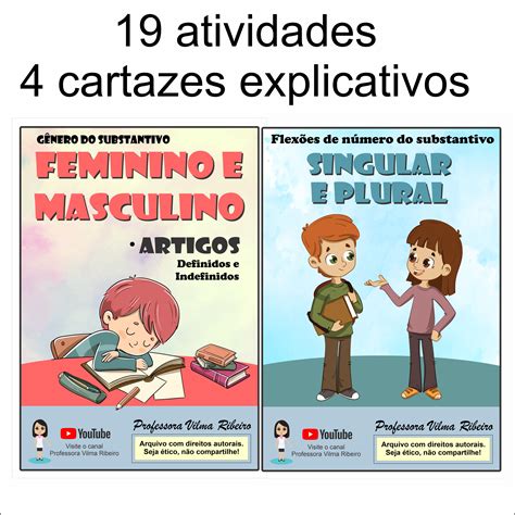 Feminino E Masculino Singular E Plural Professora Vilma Ribeiro