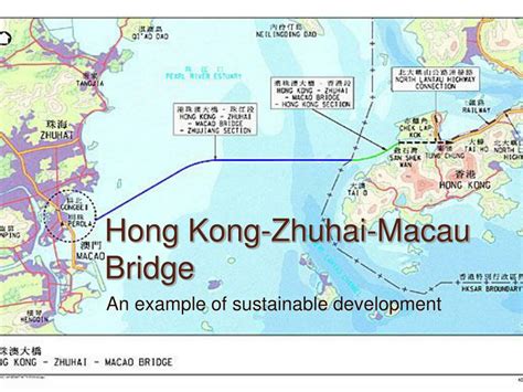 Map Hong Kong Macau Bridge Share Map