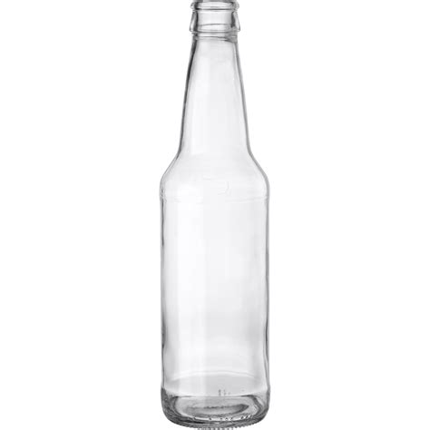 12 Oz 355 Ml Clear Glass Long Neck Beer Bottles Pry Off Crown 26 611 Bulk Pack