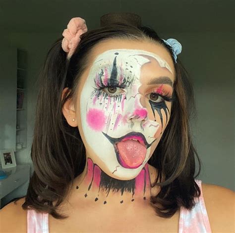 scary clown makeup looks for halloween 2020 the glossychic