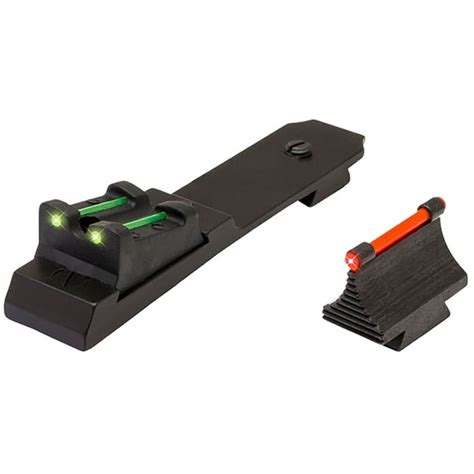 Truglo Lever Action Marlin Rifle Sight Set Fiber Optic Red Front