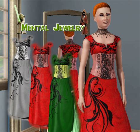 The Sims Resource Gothic Gown Upgrade