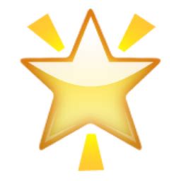 The brawl star emojis have static and animated variants and are free to download on the app store. Glowing Star Emoji (U+1F31F/U+E335)