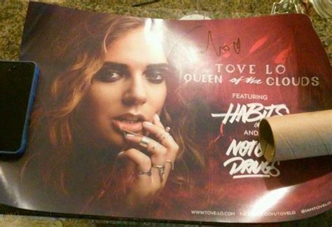Signed Tove Lo Queen Of The Clouds Ltd Edition Poster 1727935364