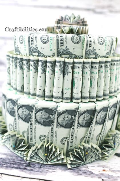 I have never heard of anyone spending that much for a wedding gift! Birthday gift idea - DIY MONEY CAKE - How to make tutorial ...