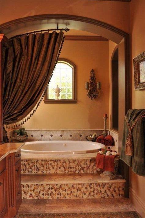 Yes, it might be short on size, but what bathrooms lack in space, they more than make up for in their ability to be dressed up. 25 Beautiful Warm Bathroom Design Ideas - Decoration Love