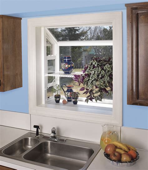 How To Decorate Garden Windows For Kitchens So That The Windows Look