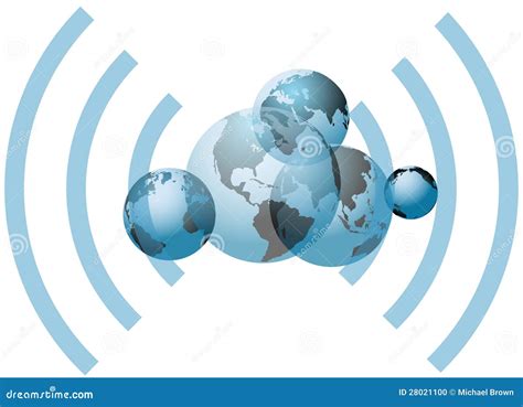 Global Wifi Network Connection Worlds Stock Photo Image 28021100
