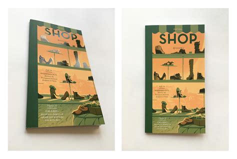 Cover Illustration For Shop Magazine On Behance