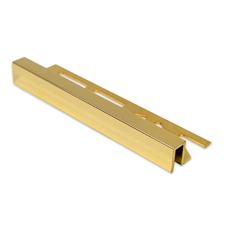 Plus Gold Square Edge 24k Gold Tile Trim 11mm 25m Length Buy Premium