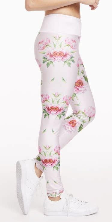 Goldsheep Clothing Peonies Leggings A Pretty Floral Never Goes Out Of