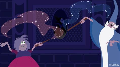 Disney Doodle Merlin And Madam Mim Check Out Sorcerers Of The Magic