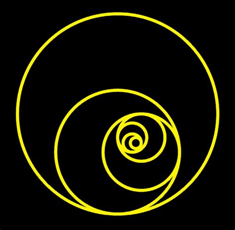 Golden Crescent The Fibonacci Spirals Quarter Circles Made Complete