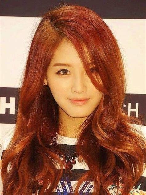 Auburn On Warm Asian Skin Reddish Hair Color Hair Color For Fair Skin