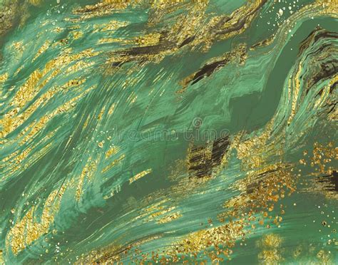 Emerald Paint Texture Emerald And Gold Background Glitter Paper