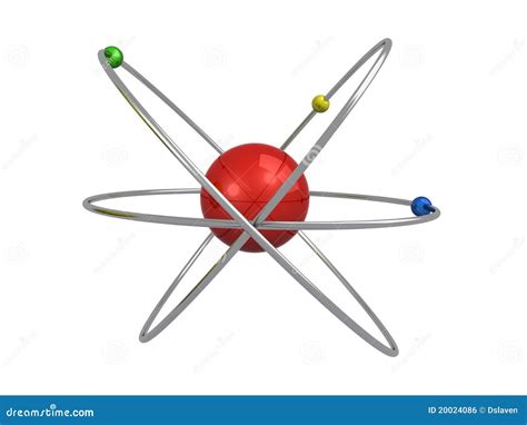 Atom 3d Stock Illustration Illustration Of Physics Microscopic 20024086