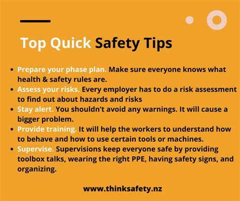 Safety Is Everyones Responsibility Take A Look At The Top 5 Quick