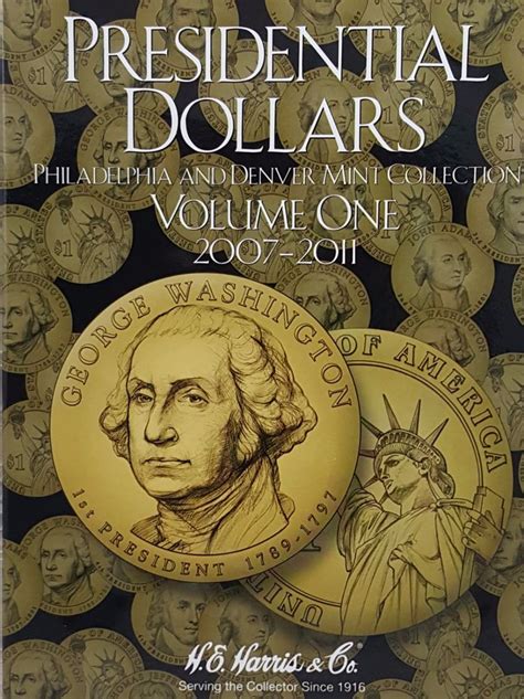 Presidential Dollars Vol I 2007 2011 Pandd Coin Album Coin Books Coins