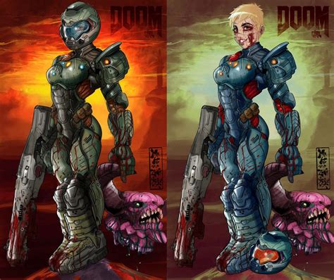 On Deviantart Doom Comics Girls Doom Game