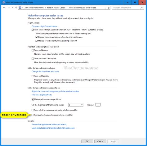 Desktop Background Turn On Or Off In Windows 10 Windows 10 Tutorials