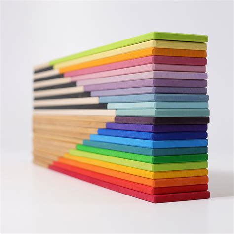 Grimms Building Boards Rainbow The Creative Toy Shop