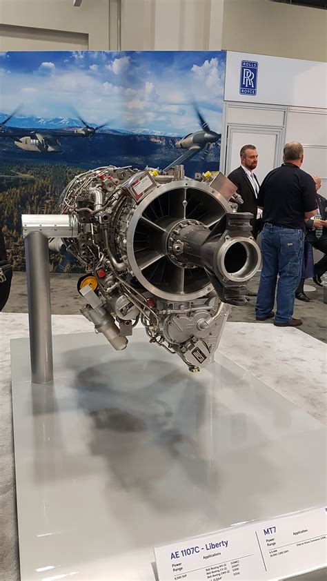 Rolls-Royce AE 1107C Liberty engine at AUSA 2019 - Vertical Flight ...