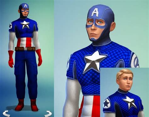My Sims 4 Blog Captain America Uniforms By Maclimes