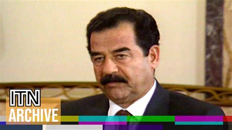 Itn Exclusive Saddam Hussein Interviewed On The Eve Of The Gulf War