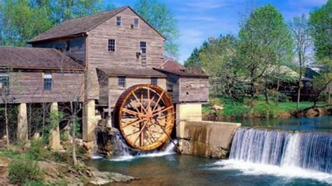 A Typical Water Powered Flour Mill From The 19th Century Food Truck