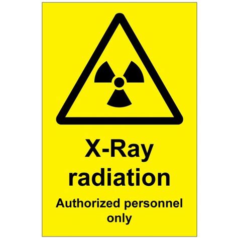 X Ray Radiation B Safety Sign