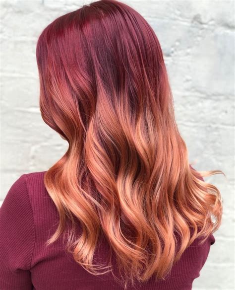 UPDATED Stunning Red Balayage Hairstyles