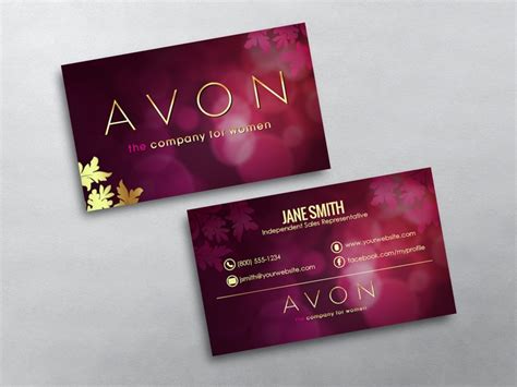 250 premium business cards for $10 and free shipping. Avon Business Cards | Free Shipping