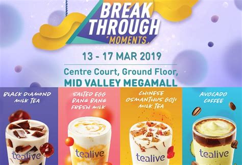 Tealive malaysia latest product of june 2019; Ada Pesta Tealive Terbesar Dengan Lebih 4 Minuman Edisi ...