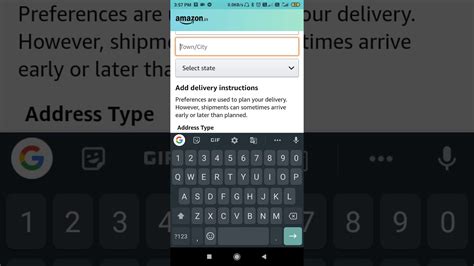 How To Change Shipping Address In Amazon App Youtube