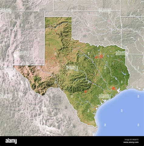 Cartina Fisica Del Texas Immagini E Fotografie Stock Ad Alta